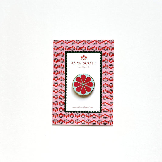 Blue & Pink Flower Needle Minder