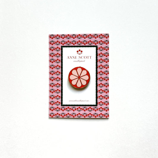 Orange & Pink Flower Needle Minder