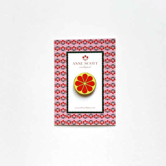 Yellow & Orange Flower Needle Minder